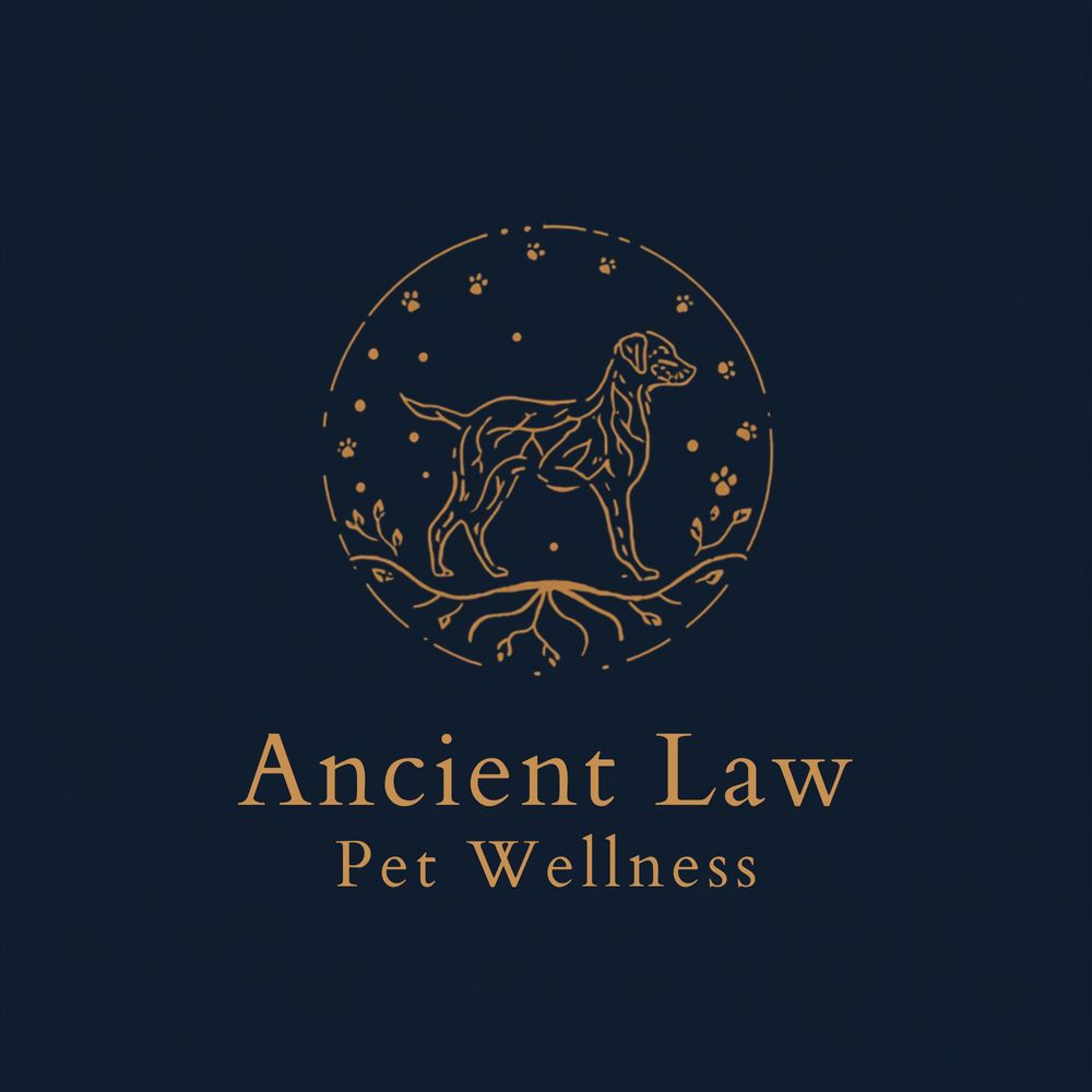 Ancient Law Pet Wellness — Intertwined Dog Silhouette